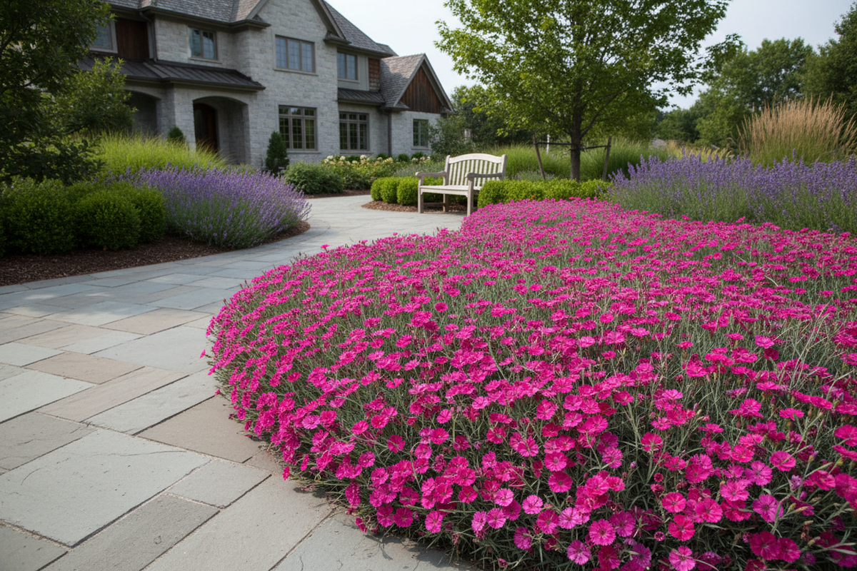 5/10/15/30 Perennial Dianthus Firewitch' Landscape Plants: 5  Dianthus 'Firewitch'