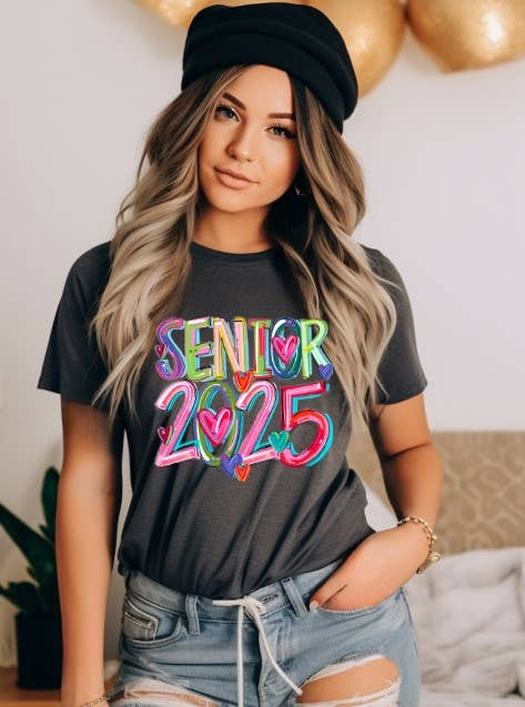 Senior 2025 Stuff DTF or Sublimation Transfer : Adult 10.5 inches wide / Sublimation