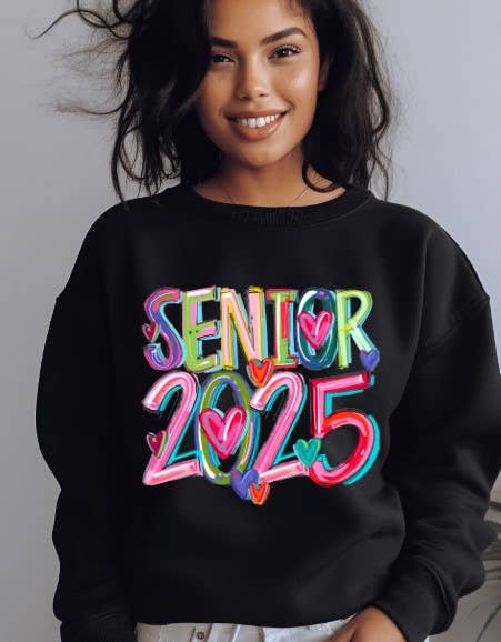 Senior 2025 Stuff DTF or Sublimation Transfer : Adult 10.5 inches wide / Sublimation