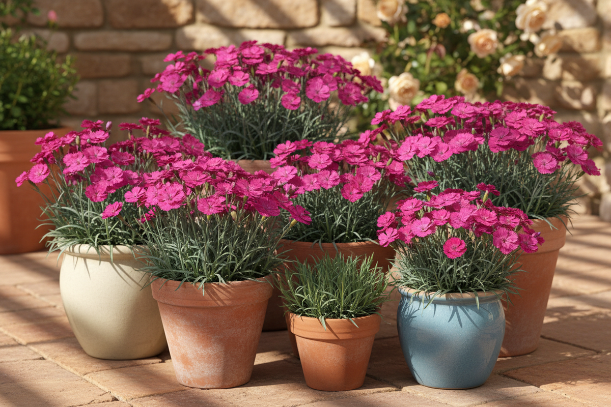 5/10/15/30 Perennial Dianthus Firewitch' Landscape Plants: 5  Dianthus 'Firewitch'
