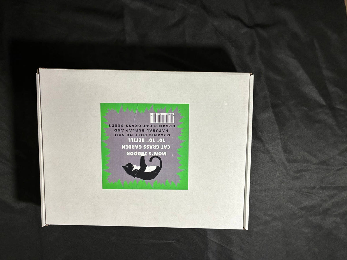 Cat Grass Tray Refill Pack w/ organic seeds and soil